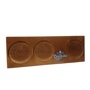 Don Julio 1942 RARE Wooden Flight Board Tequlia Serving Tray fits Rocks Glass